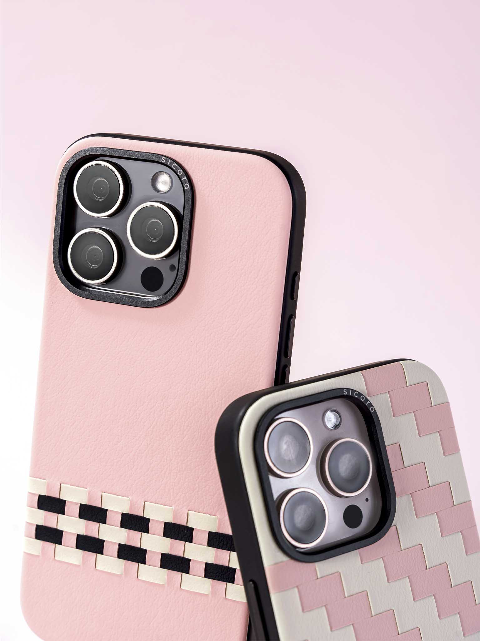 SICORA silicone vegan leather phone cases