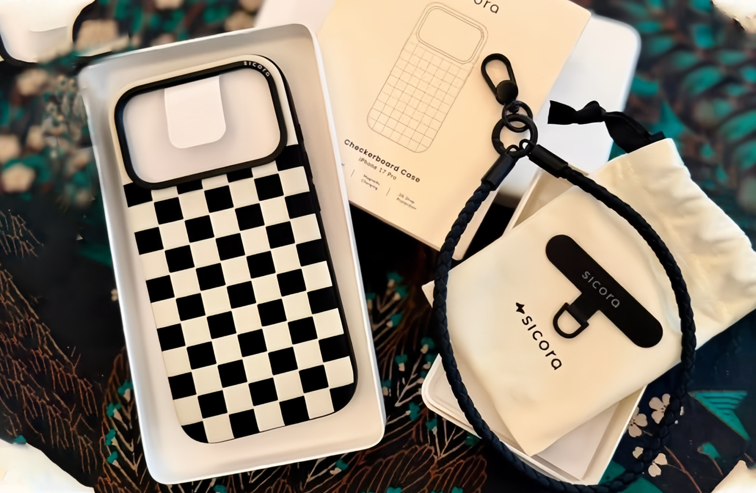 Vegan Leather Phone Accessories - Handcrafted Design