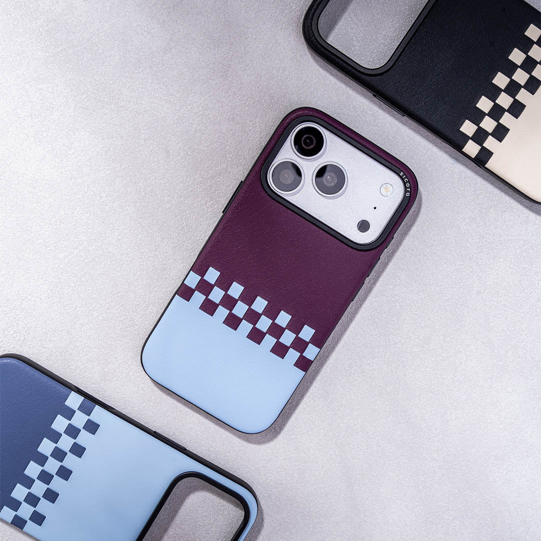 Sicora handcrafted vegan leather iPhone 18 pro / 17 pro cases, crossover cases