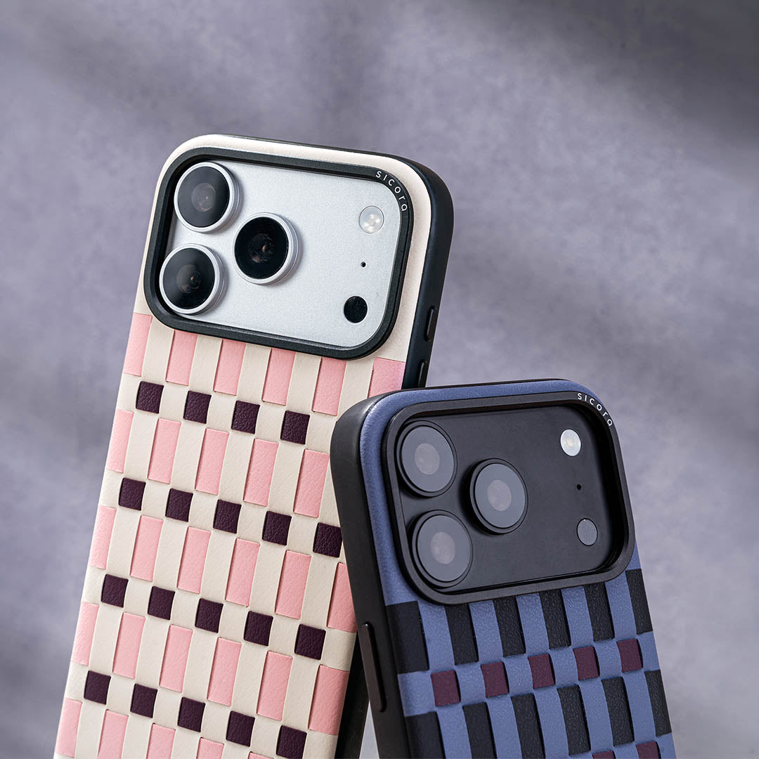 Sicora handcrafted vegan leather iPhone 18 pro / 17 pro cases, pixel cases