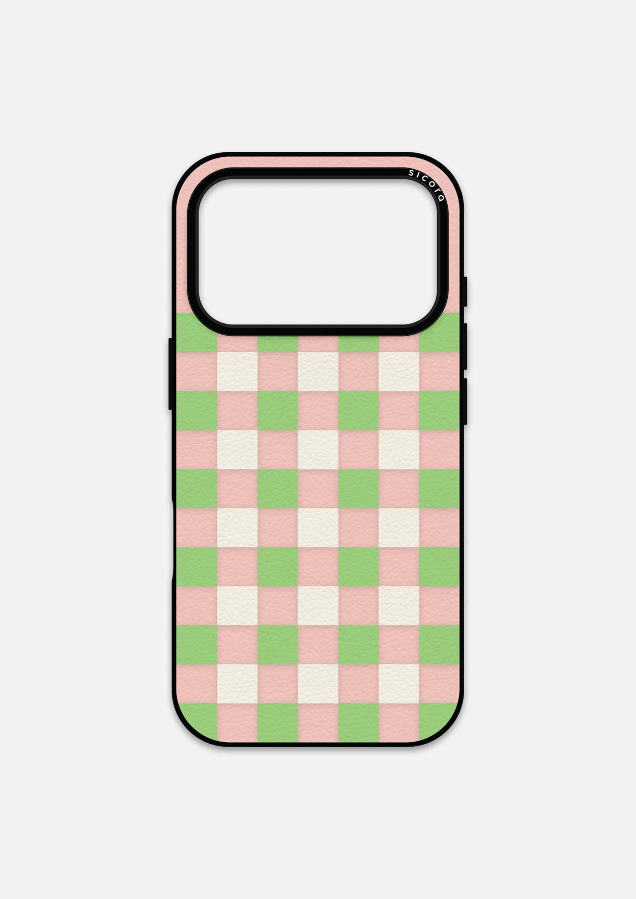 CHECKERBOARD CASE - PINK AC