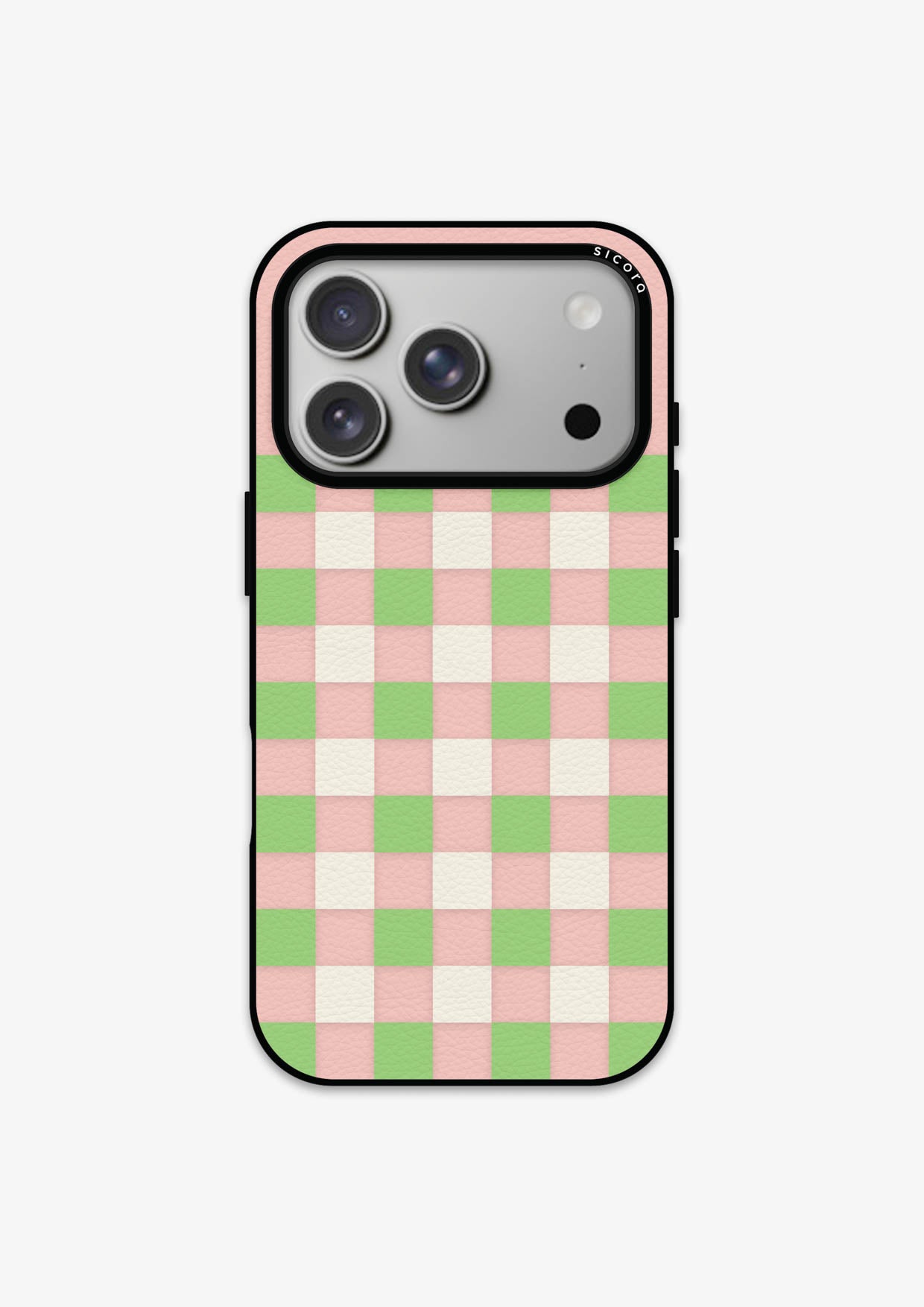 CHECKERBOARD CASE - PINK AC