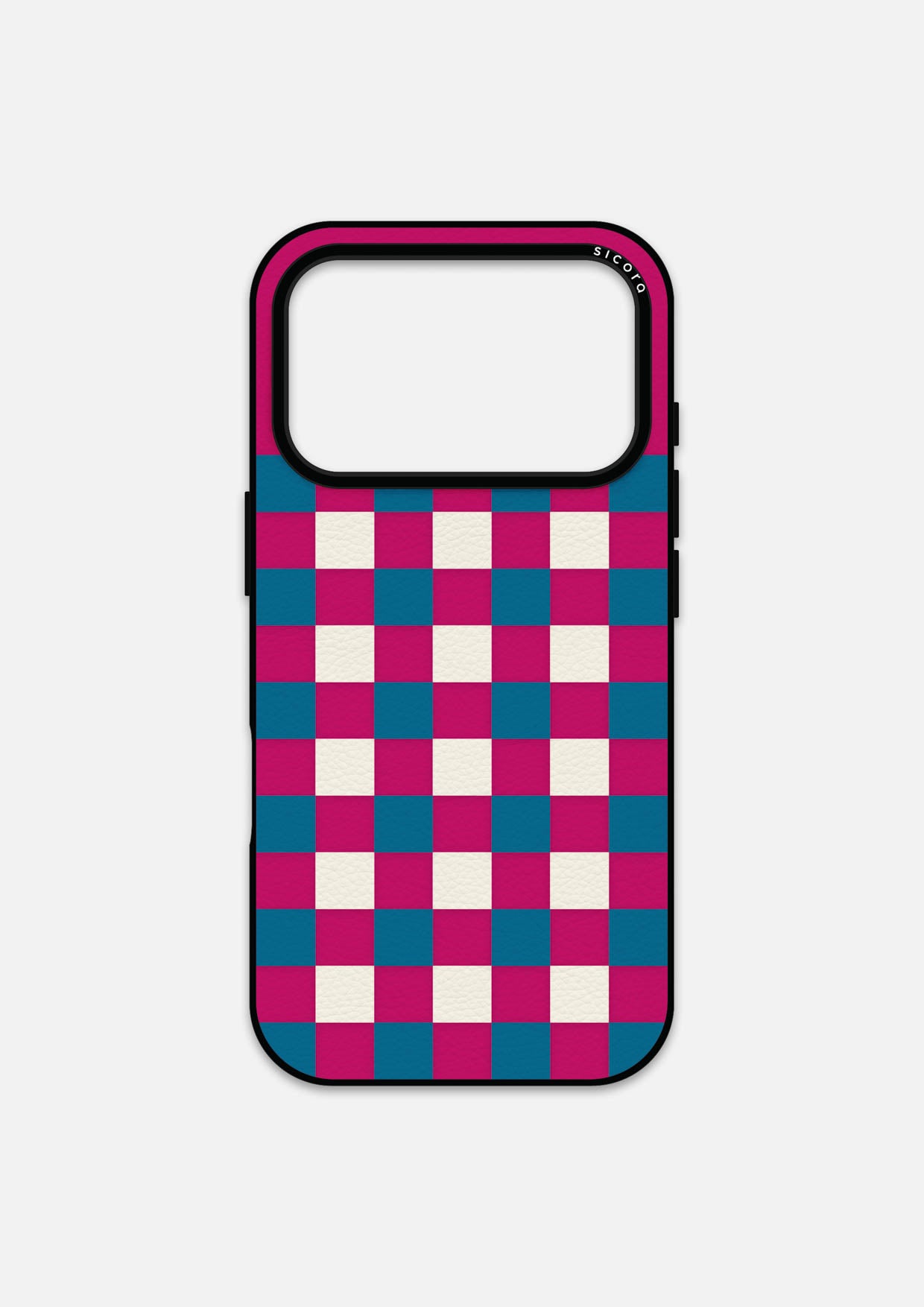 CHECKERBOARD CASE - MAGENTA SC