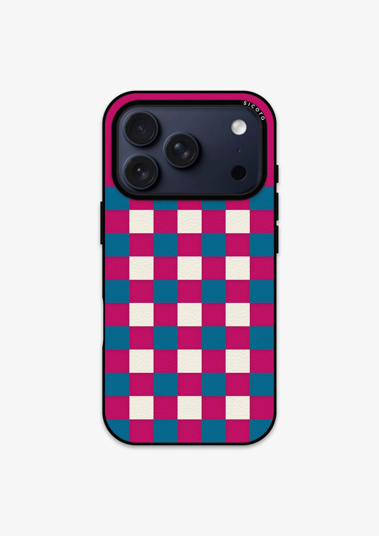 CHECKERBOARD CASE - MAGENTA SC