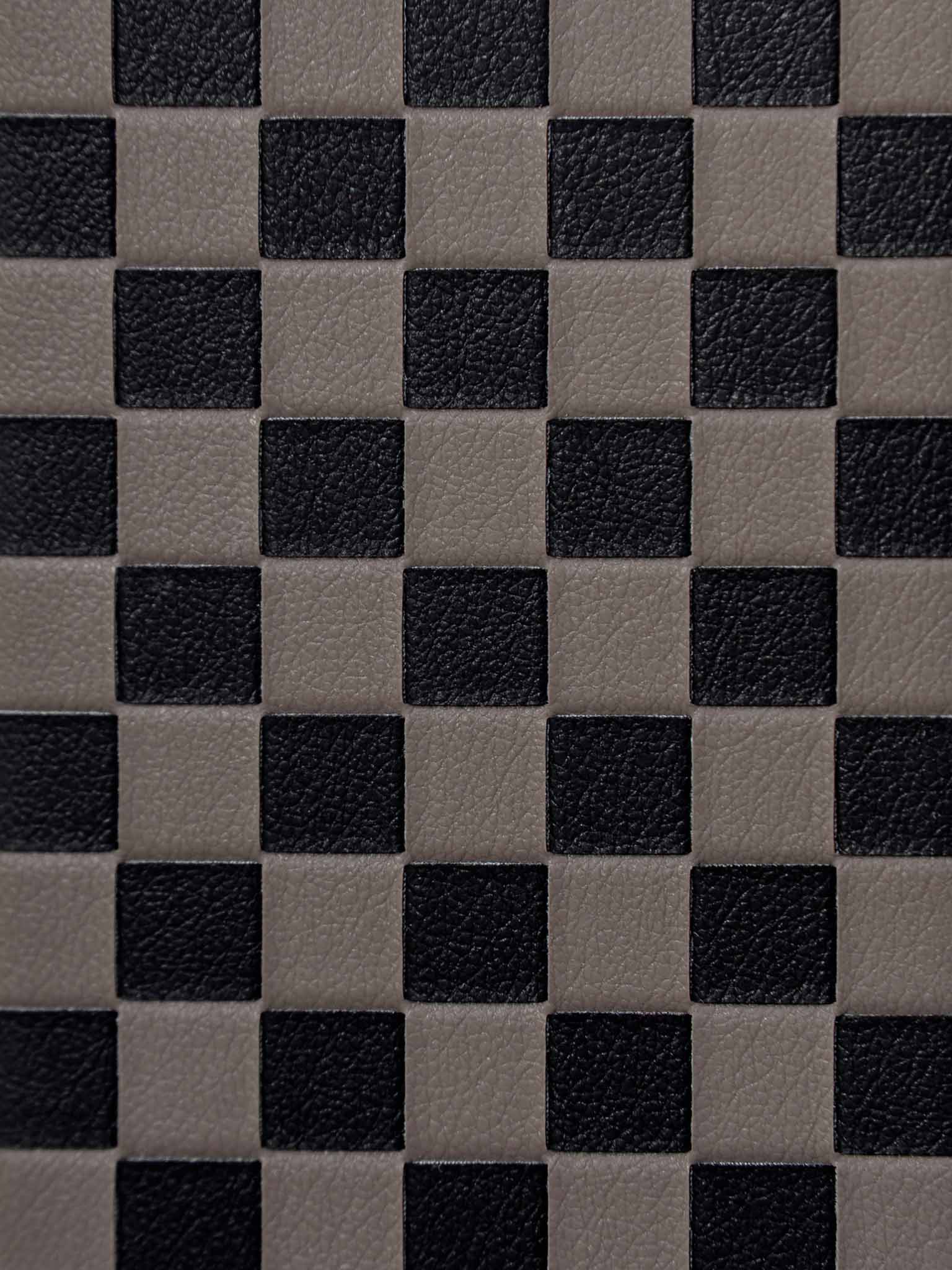 Sicora black and granite gray checkered pattern