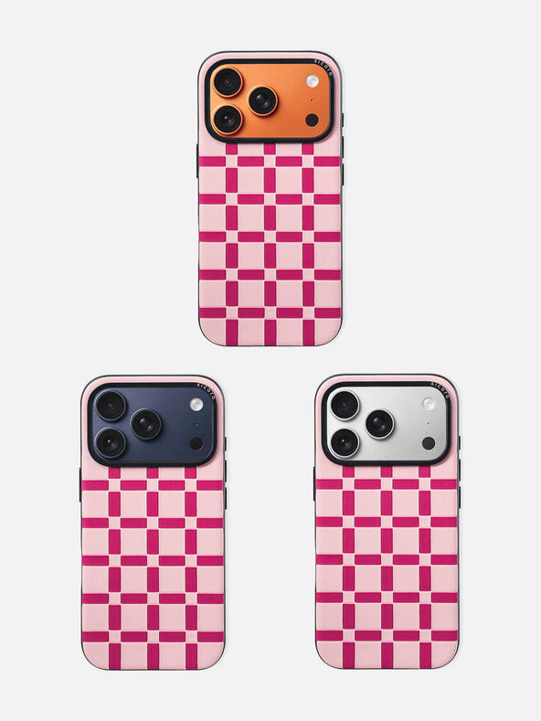 sicora iPhone 17 pro gridplay case pink magenta lineup