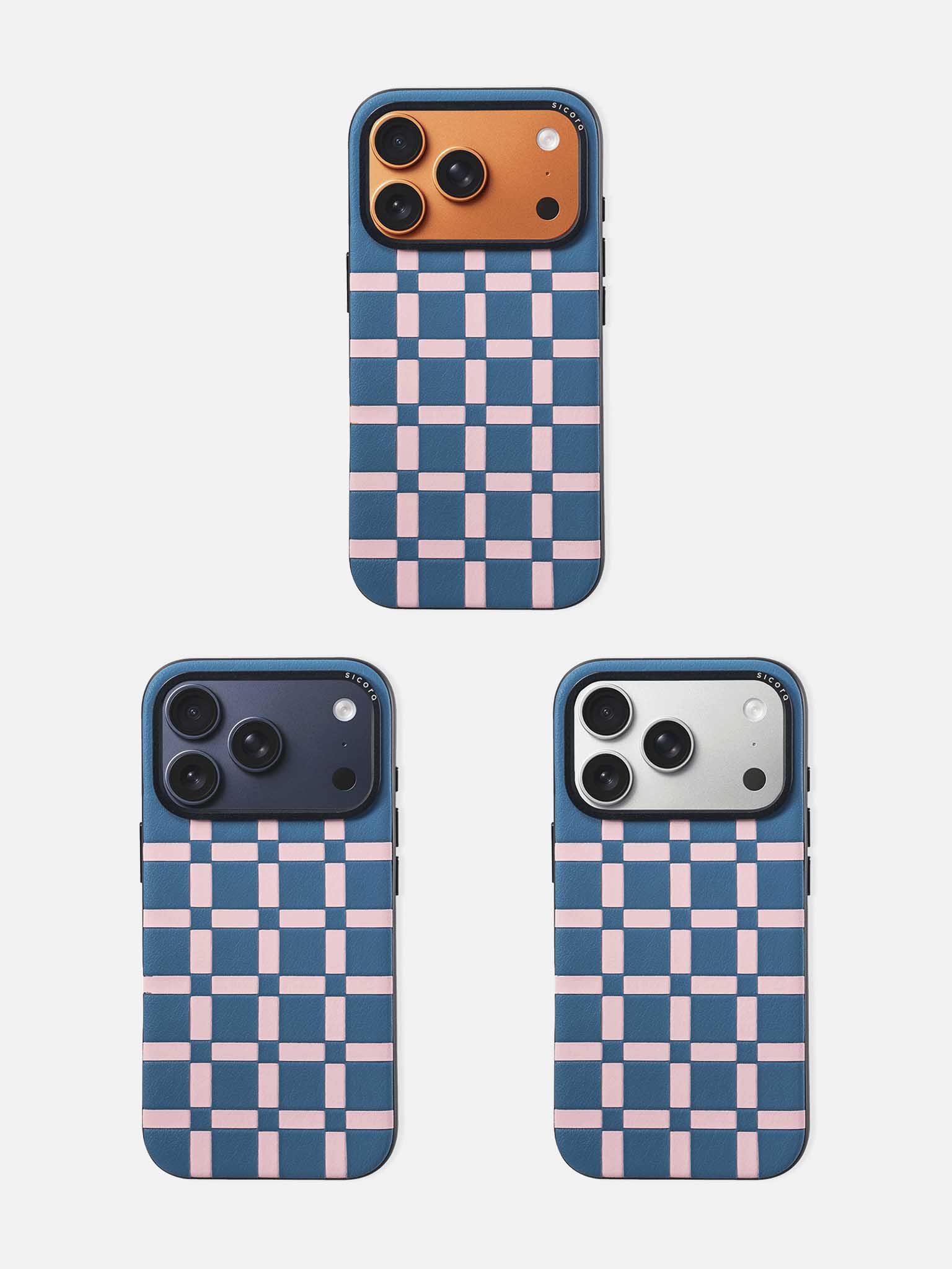 sicora iPhone 17 pro gridplay case sea pink lineup
