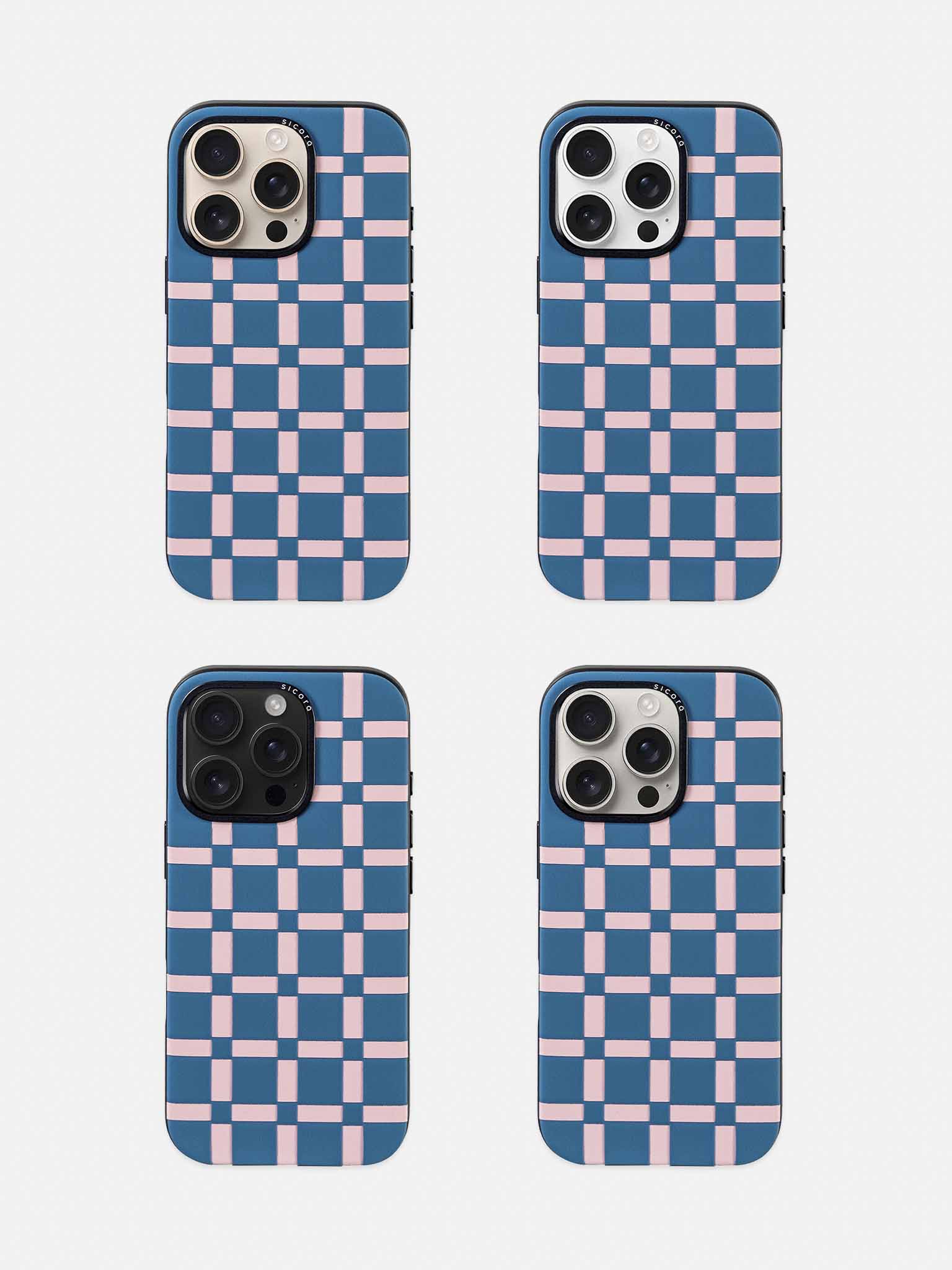 sicora iPhone 16 pro gridplay case sea pink lineup