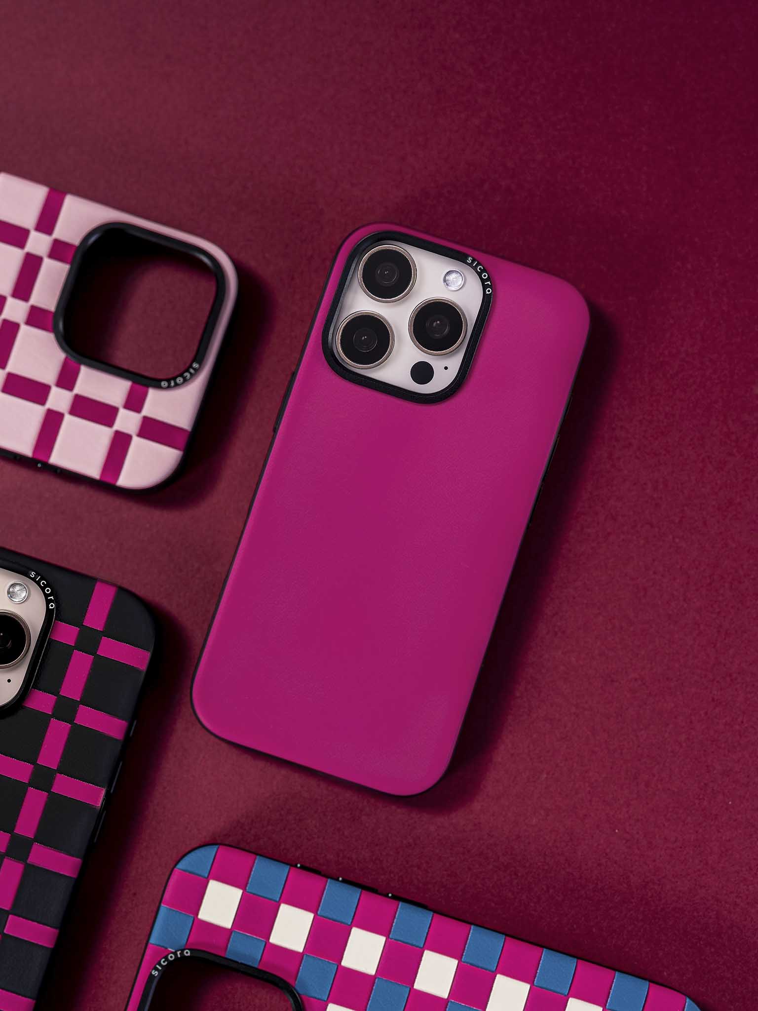 Sicora handmade vegan leather iPhone cases