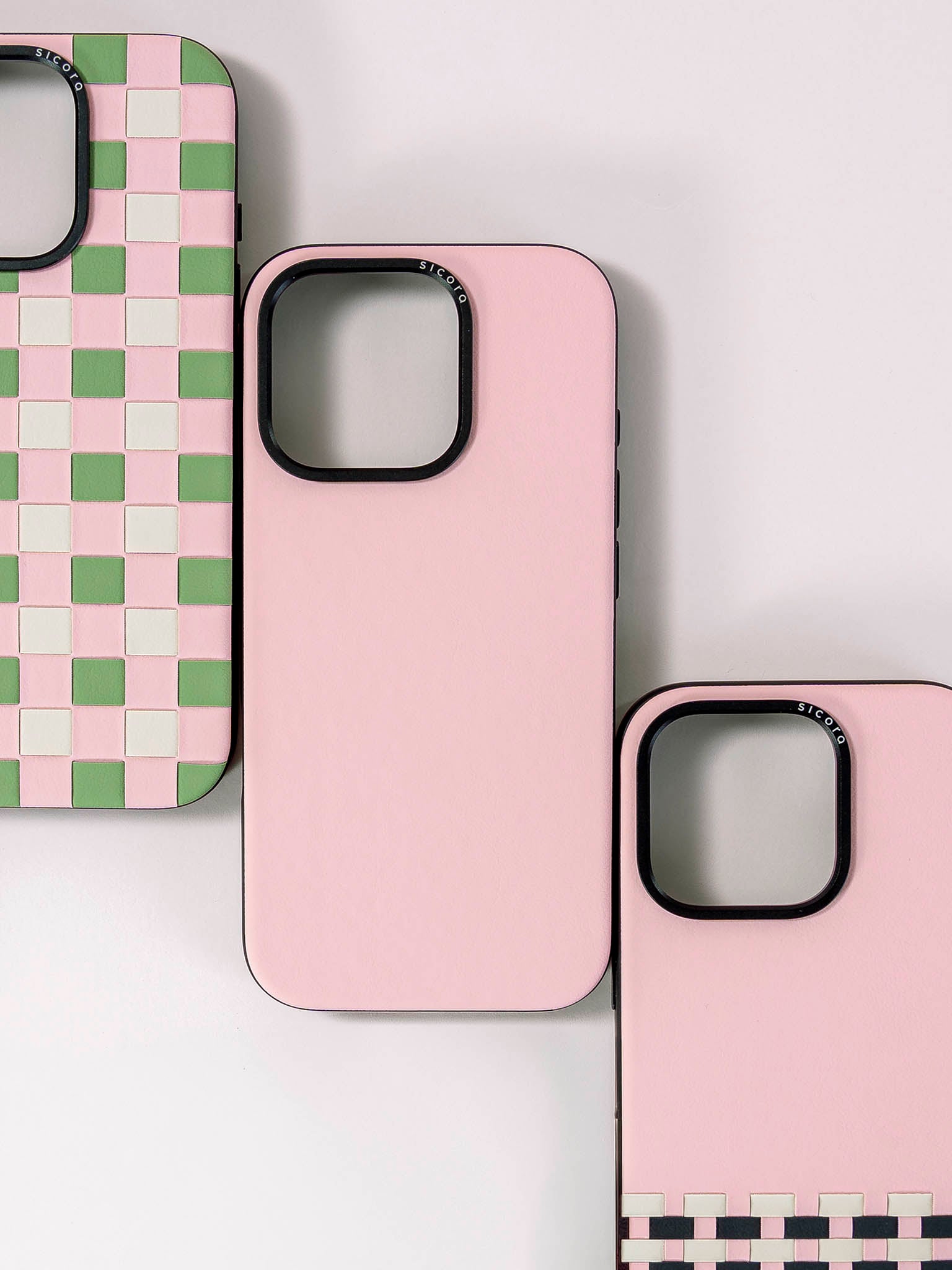 Sicora handmade vegan leather iPhone cases