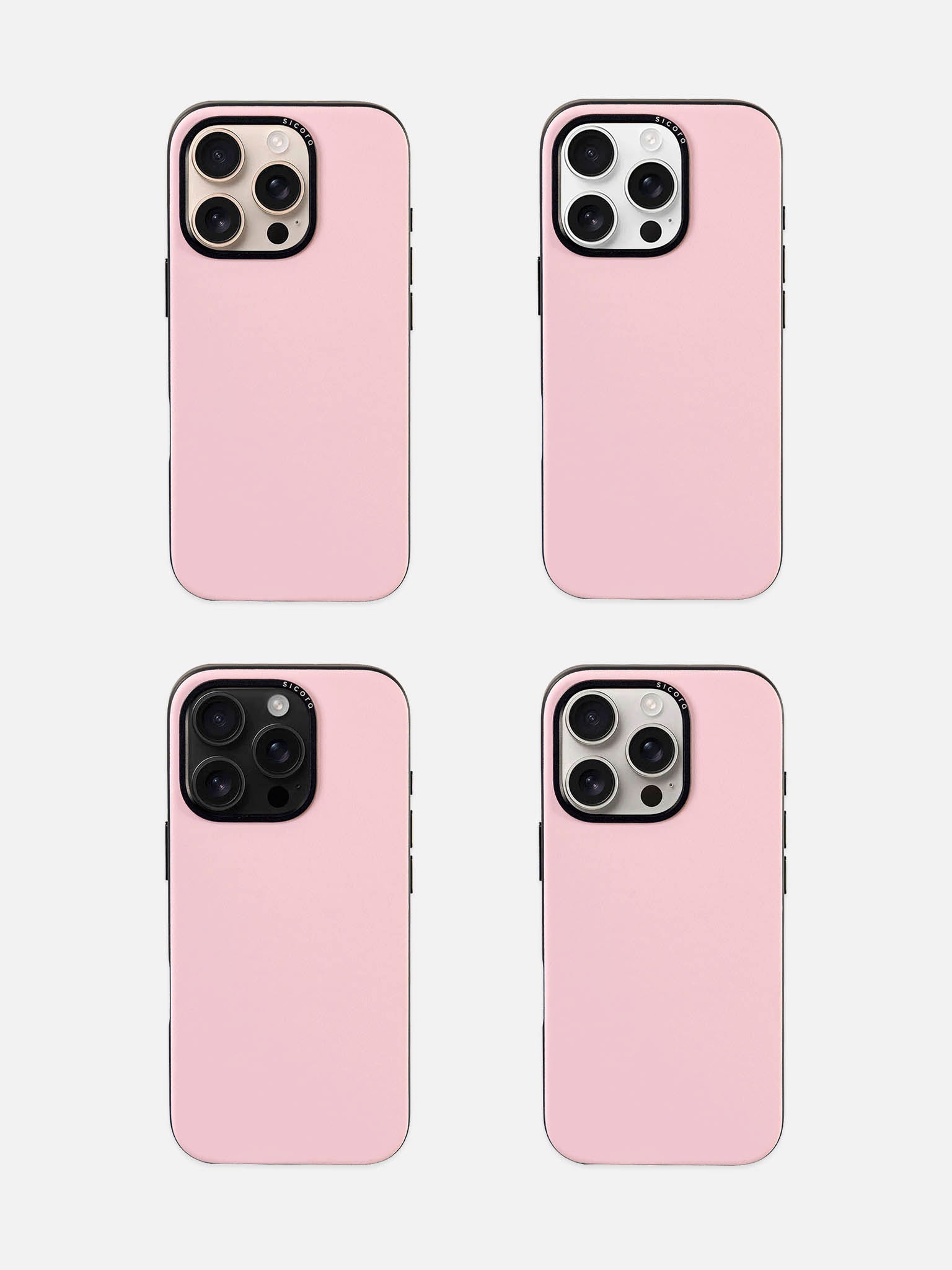 sicora iPhone 16 pro moodblock case pink lineup