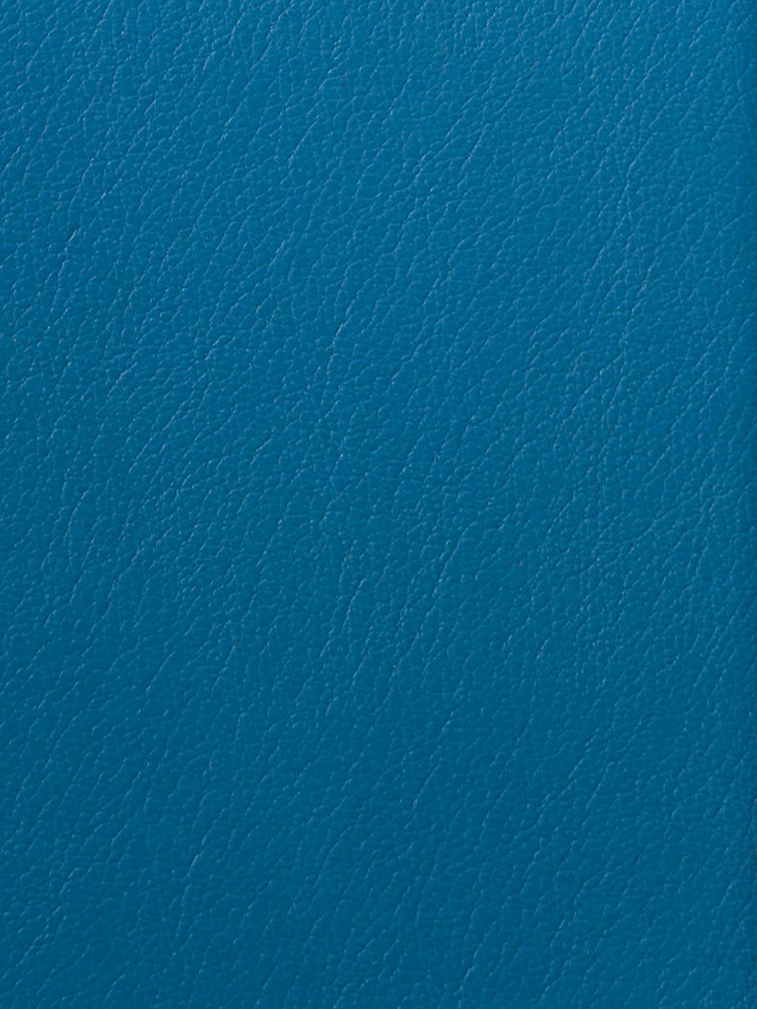 Sea blue silio silicone vegan leather