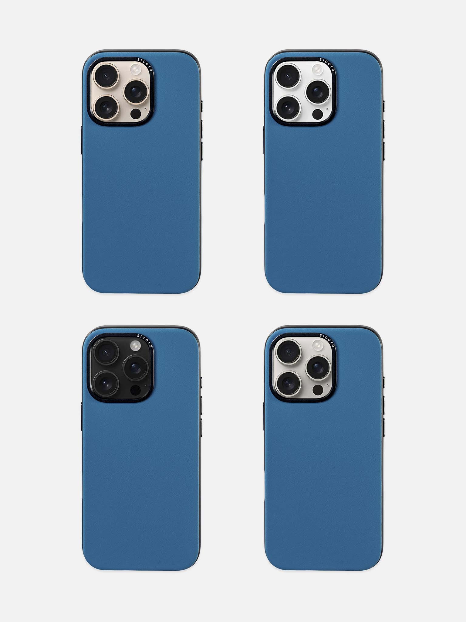 sicora iPhone 16 pro moodblock case sea blue lineup