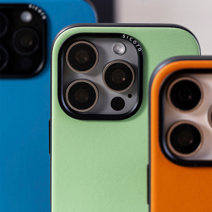 Close-up of sicora moodblock phone cases