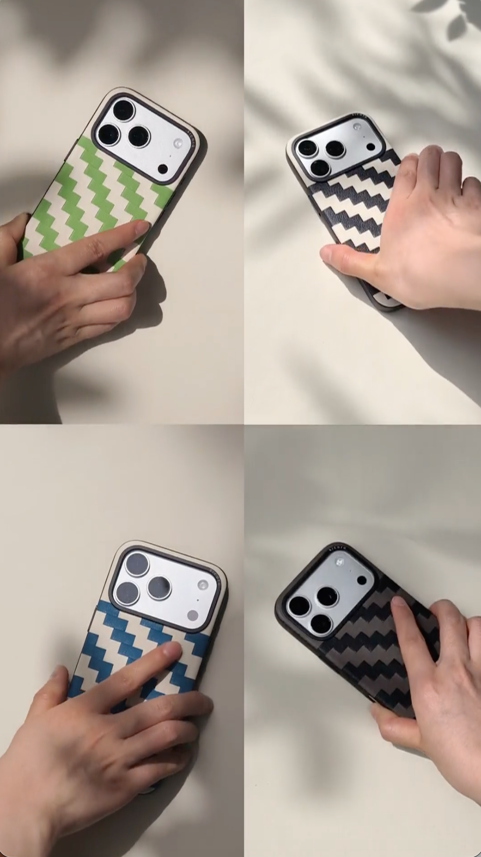 Tactile beauty zigzag iPhone case