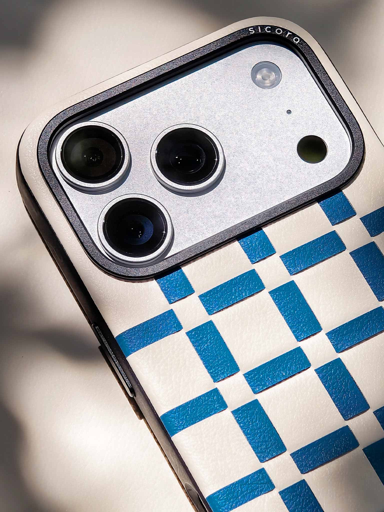 sicora cream sea gridplay case iPhone 17 pro video