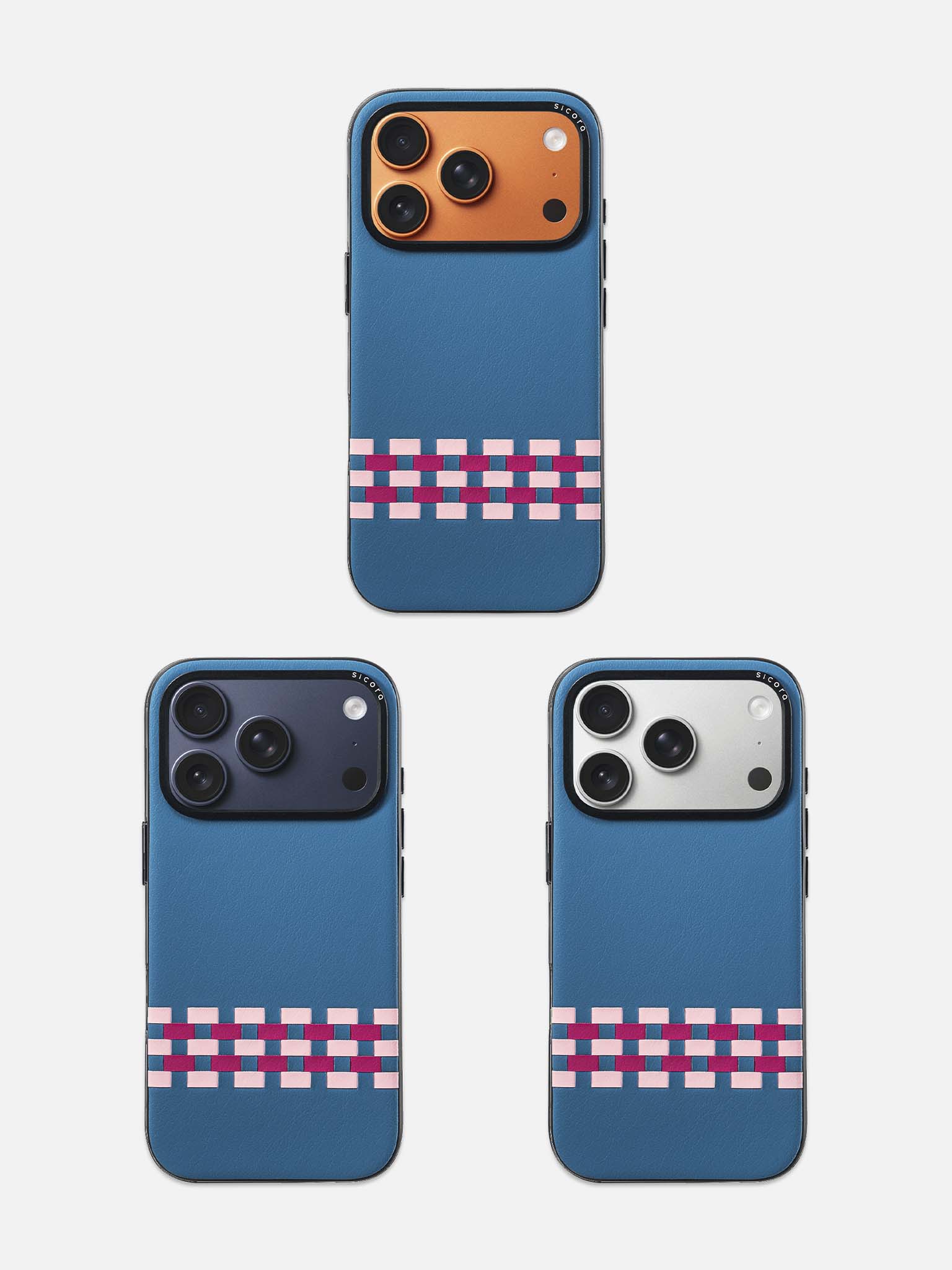 sicora iPhone 17 pro stitchon case sea PM lineup