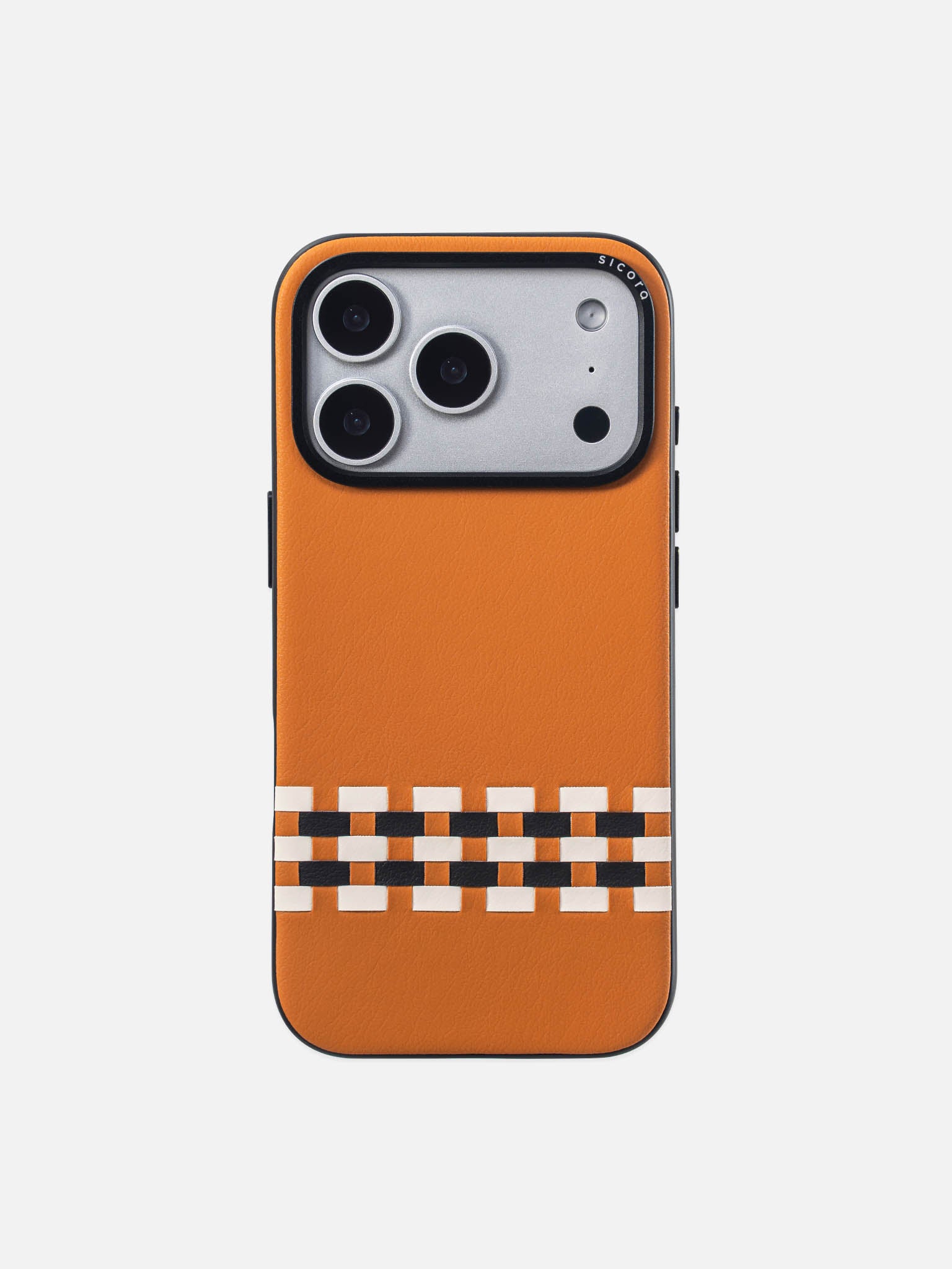 SICORA iPhone 17 / Pro / Pro Max Handmade Vegan Leather Case