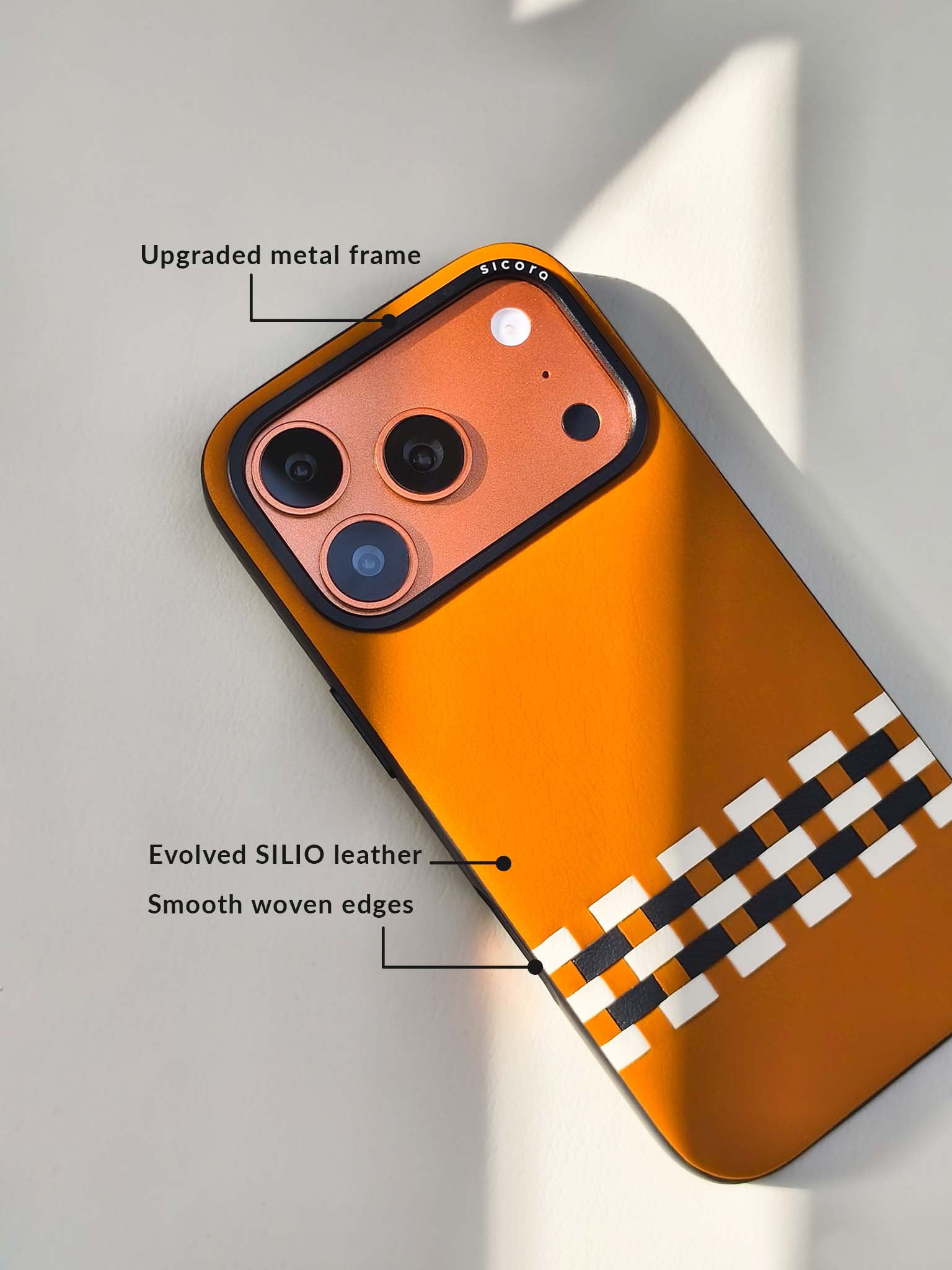 sicora toffee stitchon iPhone 17 pro case