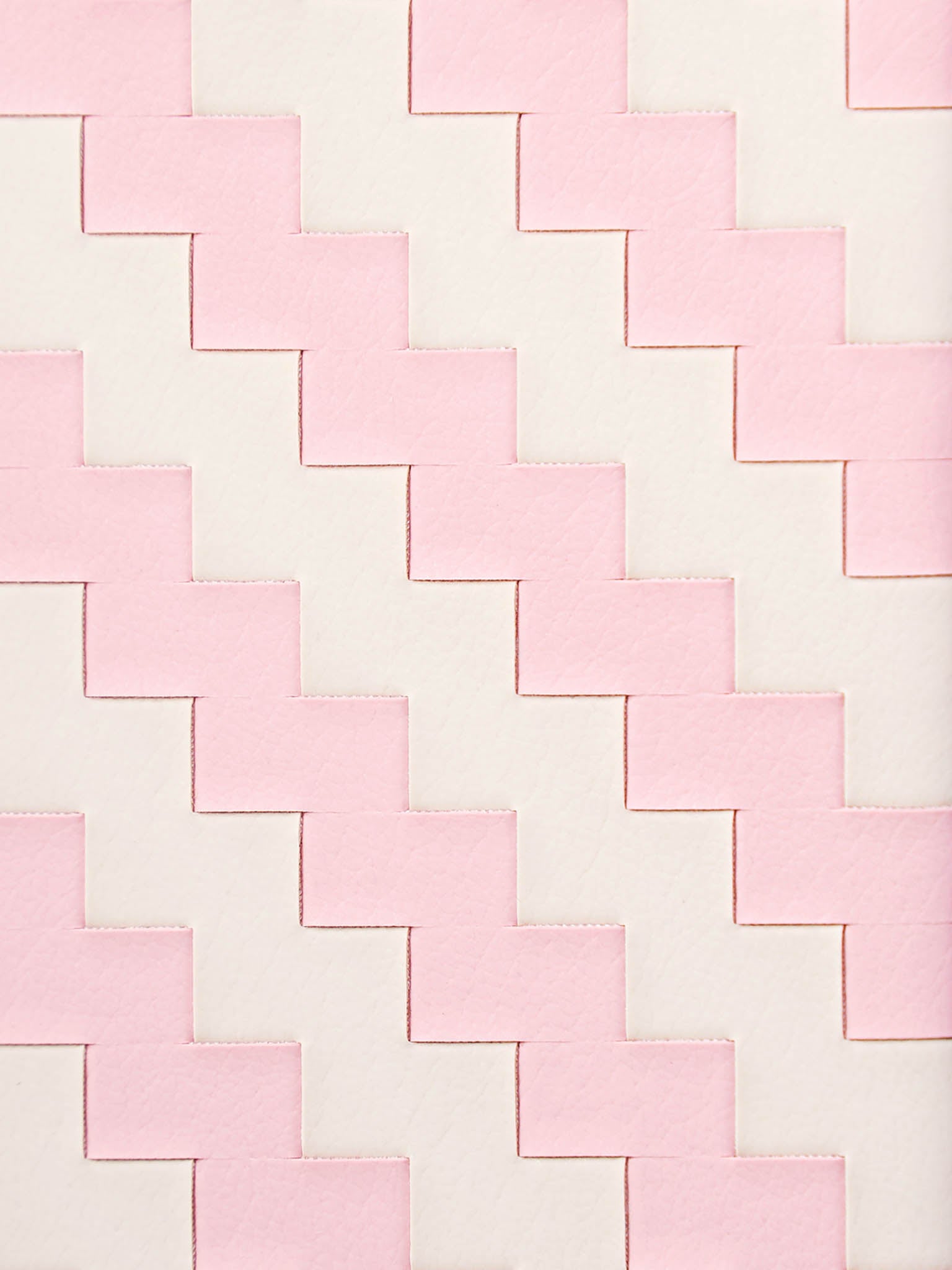 Sicora pink and cream white zigzag pattern